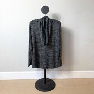 Jones New York Grey Long Sleeve Top with Scarf